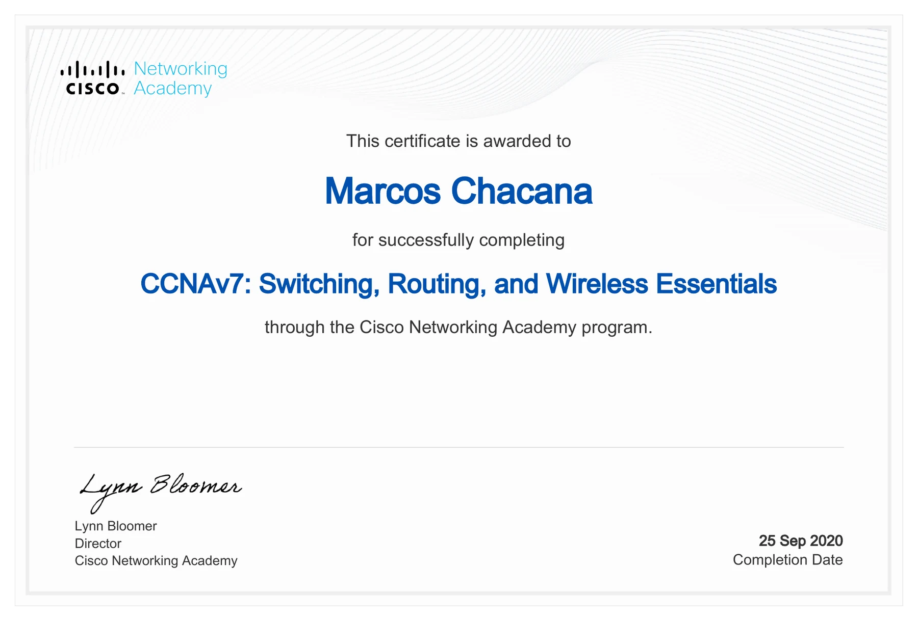 Cisco Switching Routing Wireless